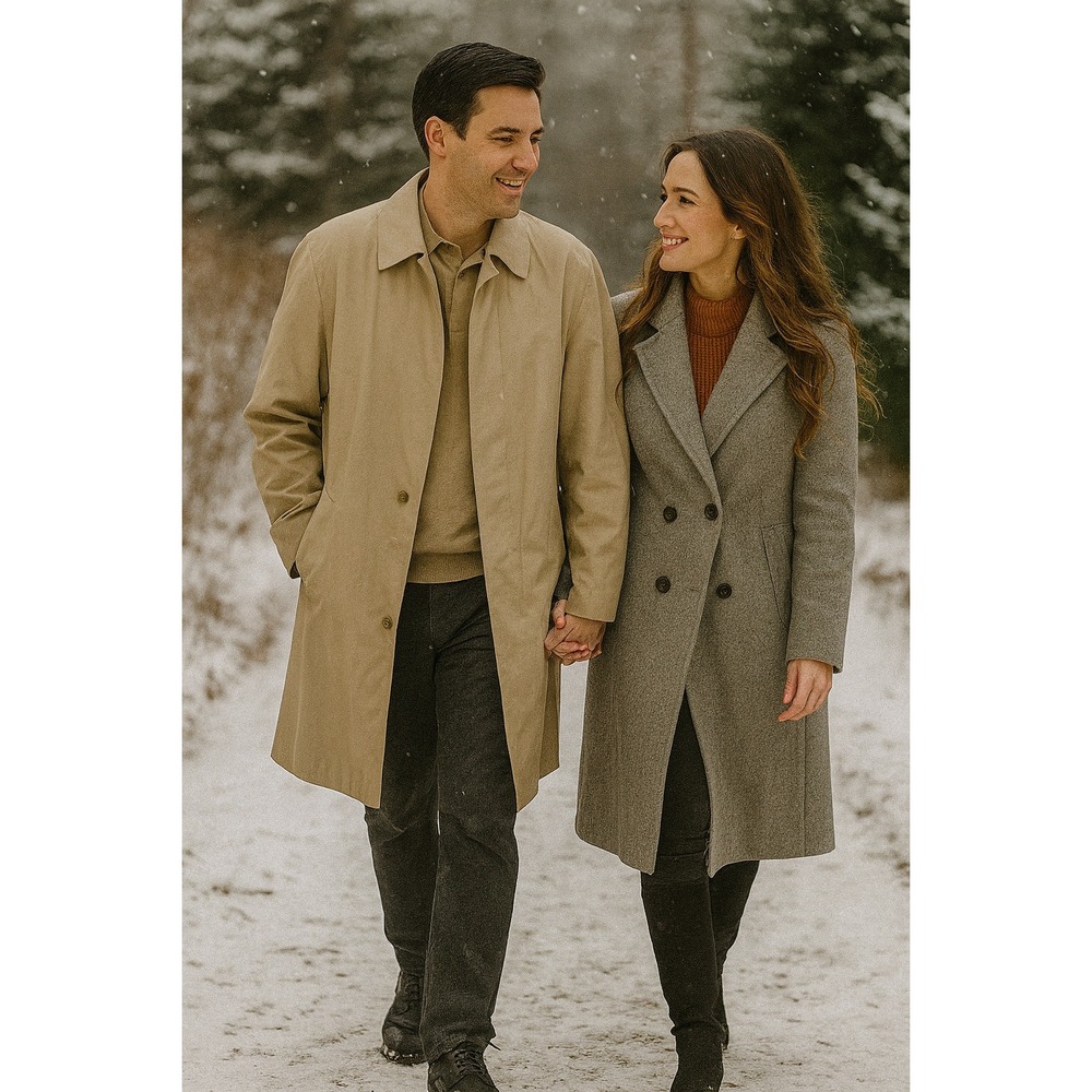 Botany Weathertopper Men 42R Tan Trench ZipOut Faux Fur Liner Classic‎ Academia